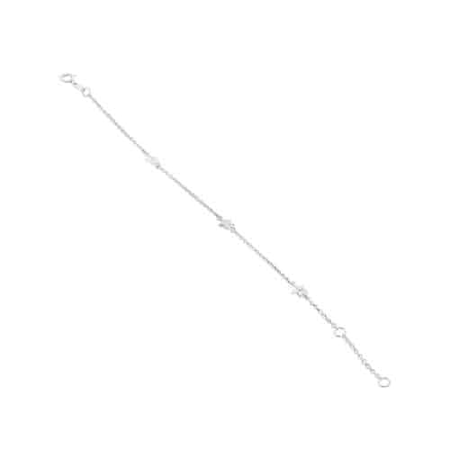 Chain Bracelet Modern Luxury in White Gold