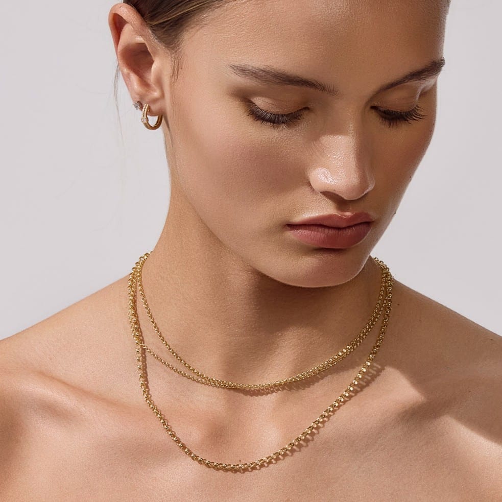 lightweight belcher chain gold