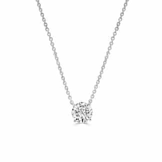 True Light Lab Diamond NecklaceLab diamond necklace white gold