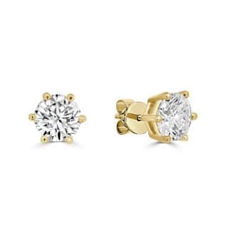 True North Lab Diamond Stud Earringslab diamond stud earrings
