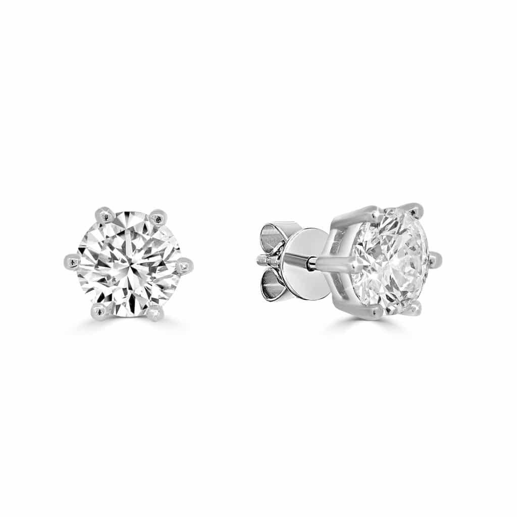 lab diamond earrings