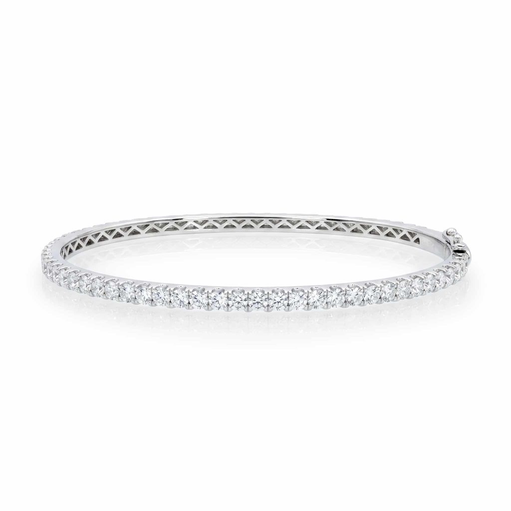 round diamond tennis bracelet