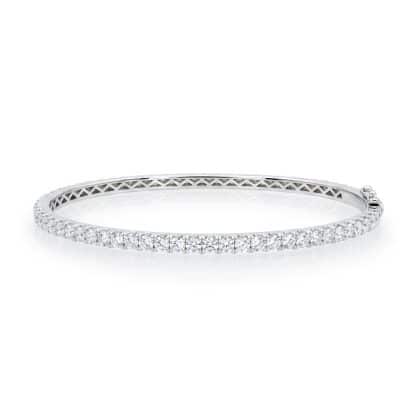 round diamond tennis bracelet