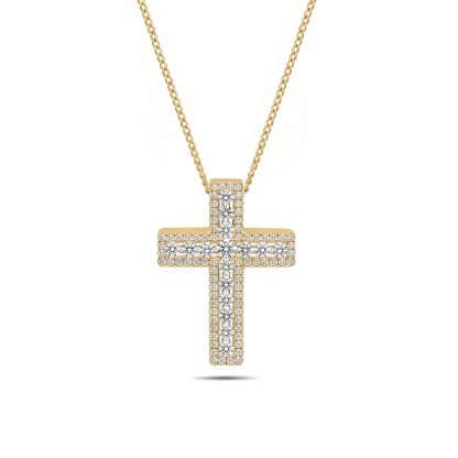 Diamond Cross Pendant