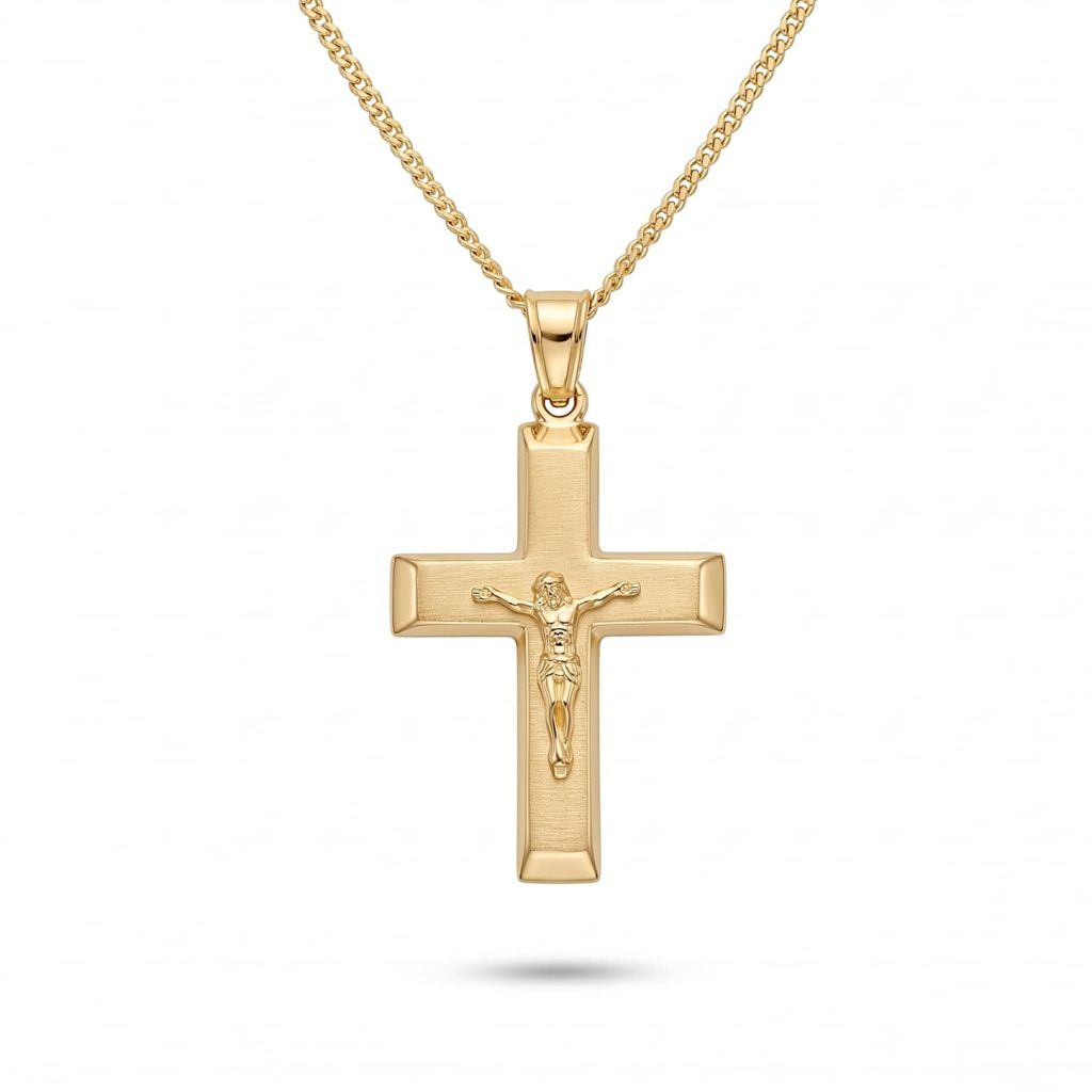 Yellow Gold Crucifix