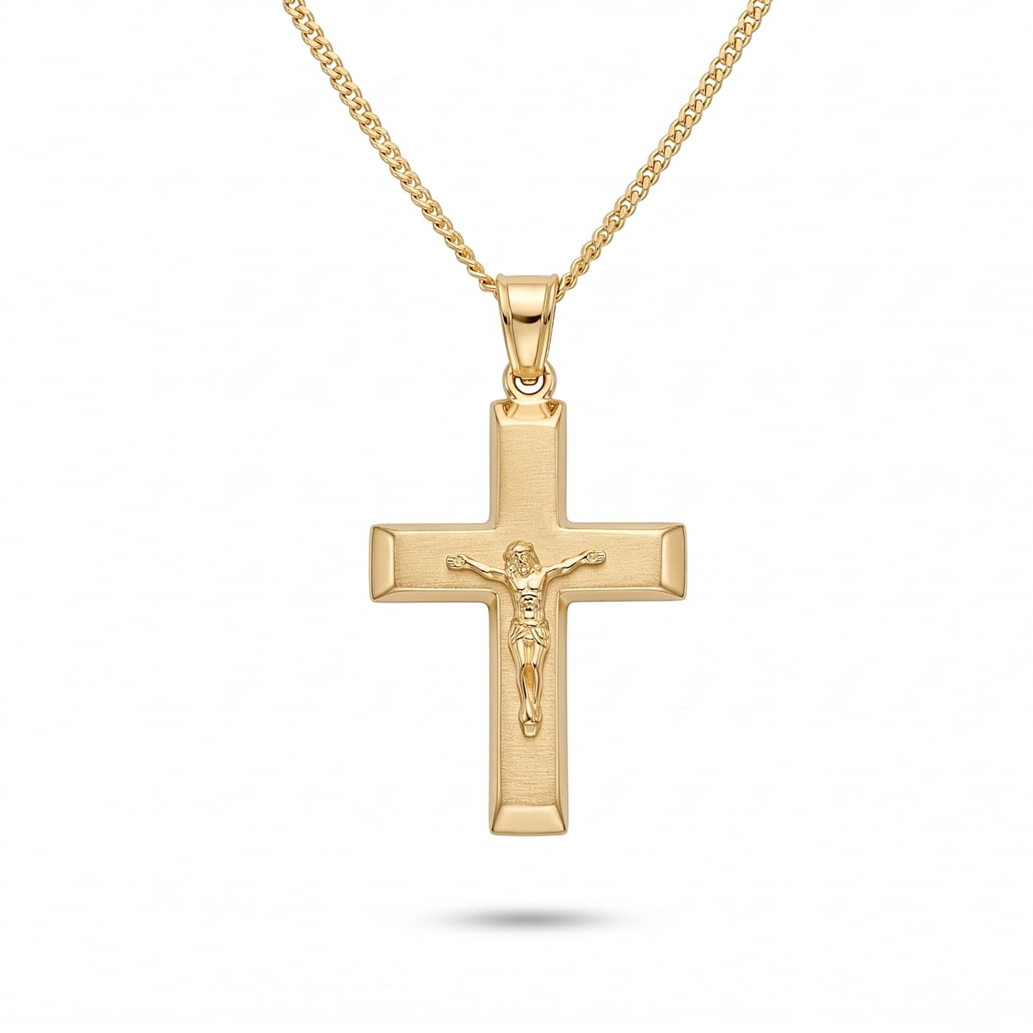 Yellow Gold Crucifix