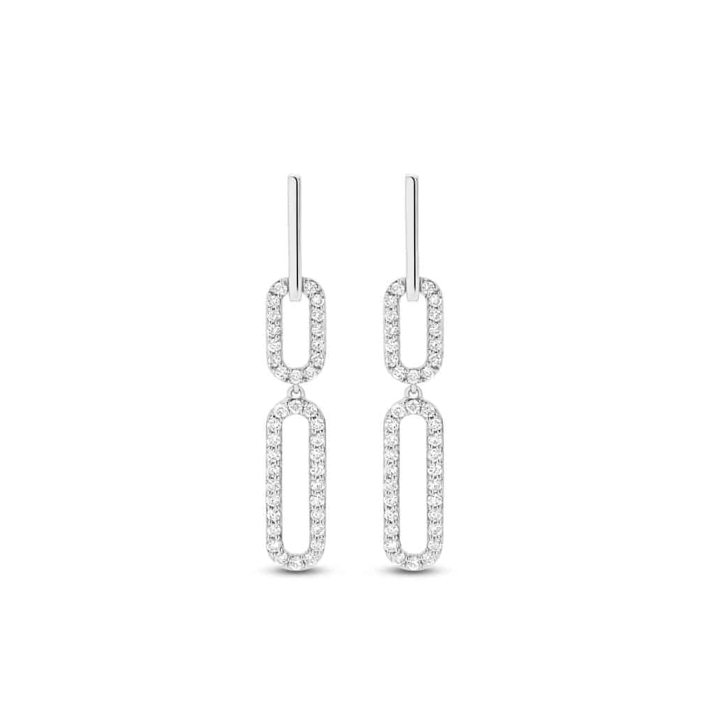 Diamond Link Earrings