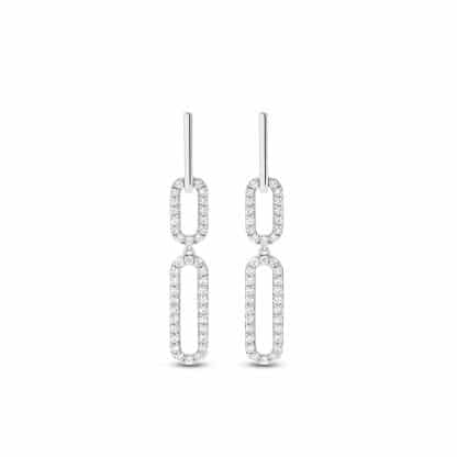 Diamond Link Earrings