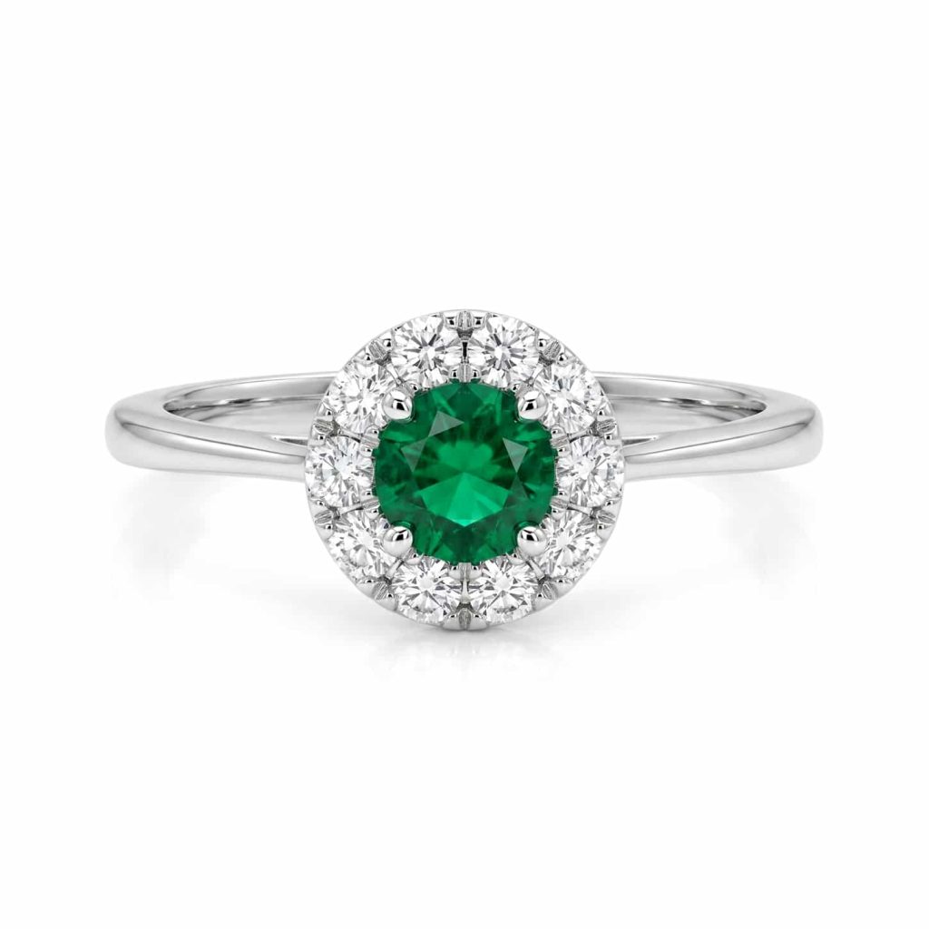 Emerald and Diamond Ring