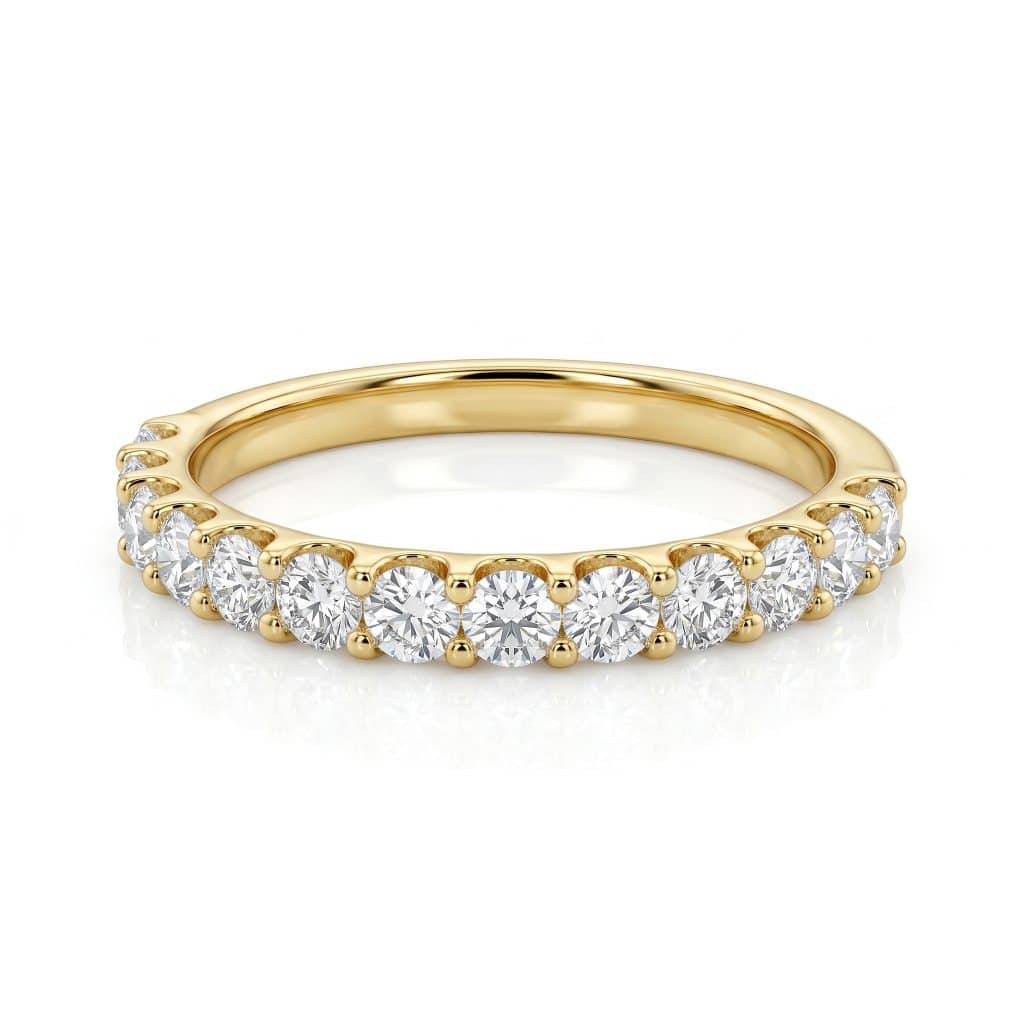 Diamond wedding band