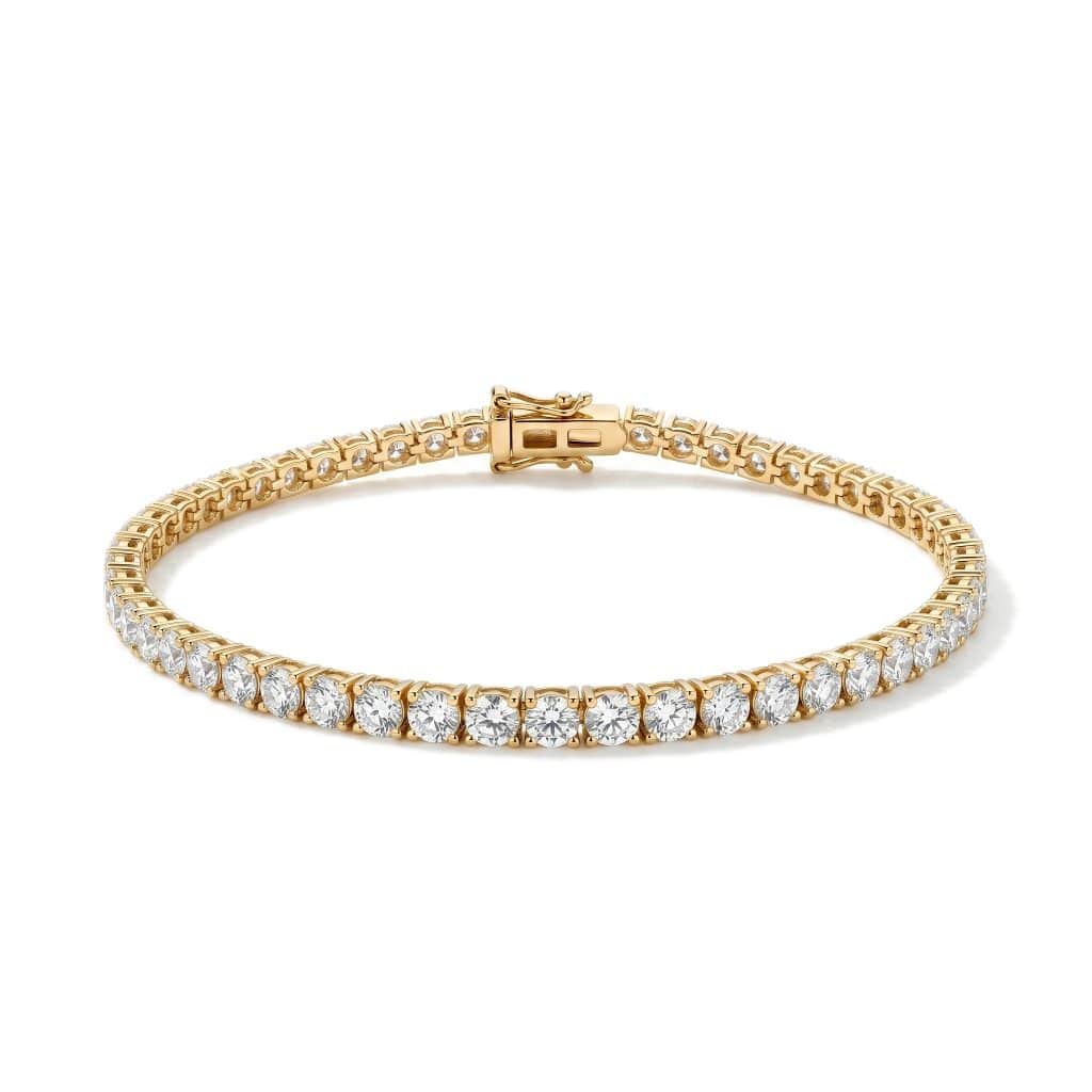 Classic diamond tennis bracelet