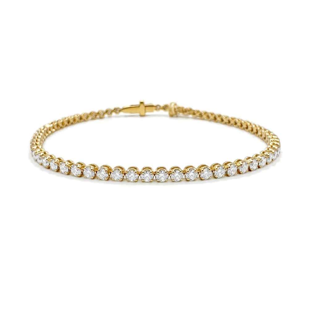 Diamond Tennis Bracelet in 18ct Yellow Gold