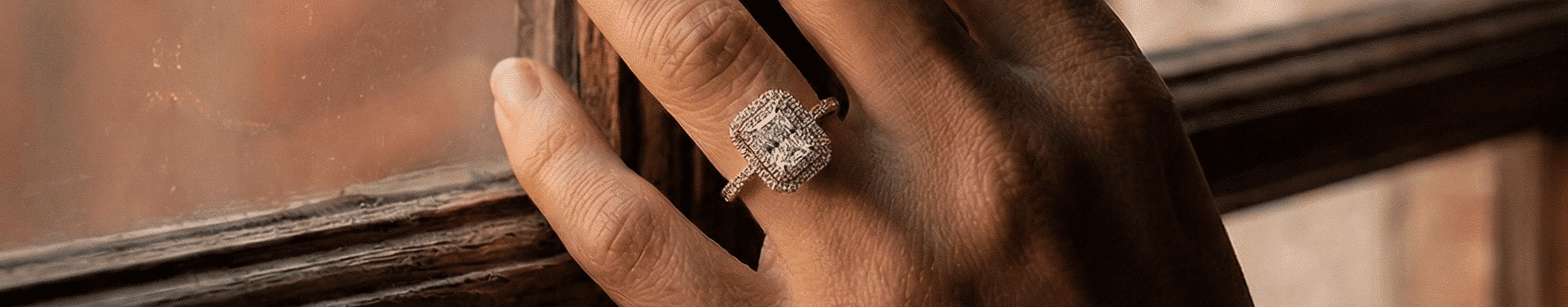 Double Halo Engagement Ring