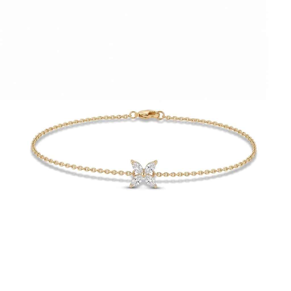 Marquise diamond bracelet