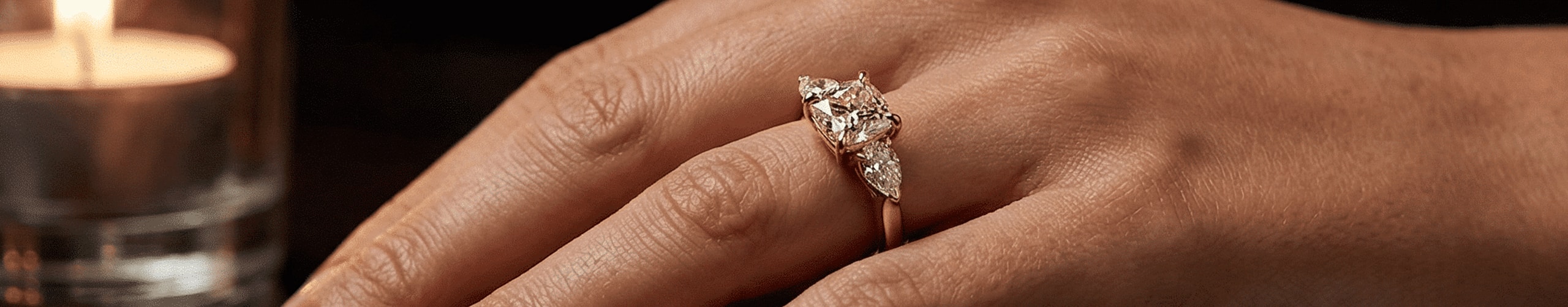 Three Stone Engagement Ring