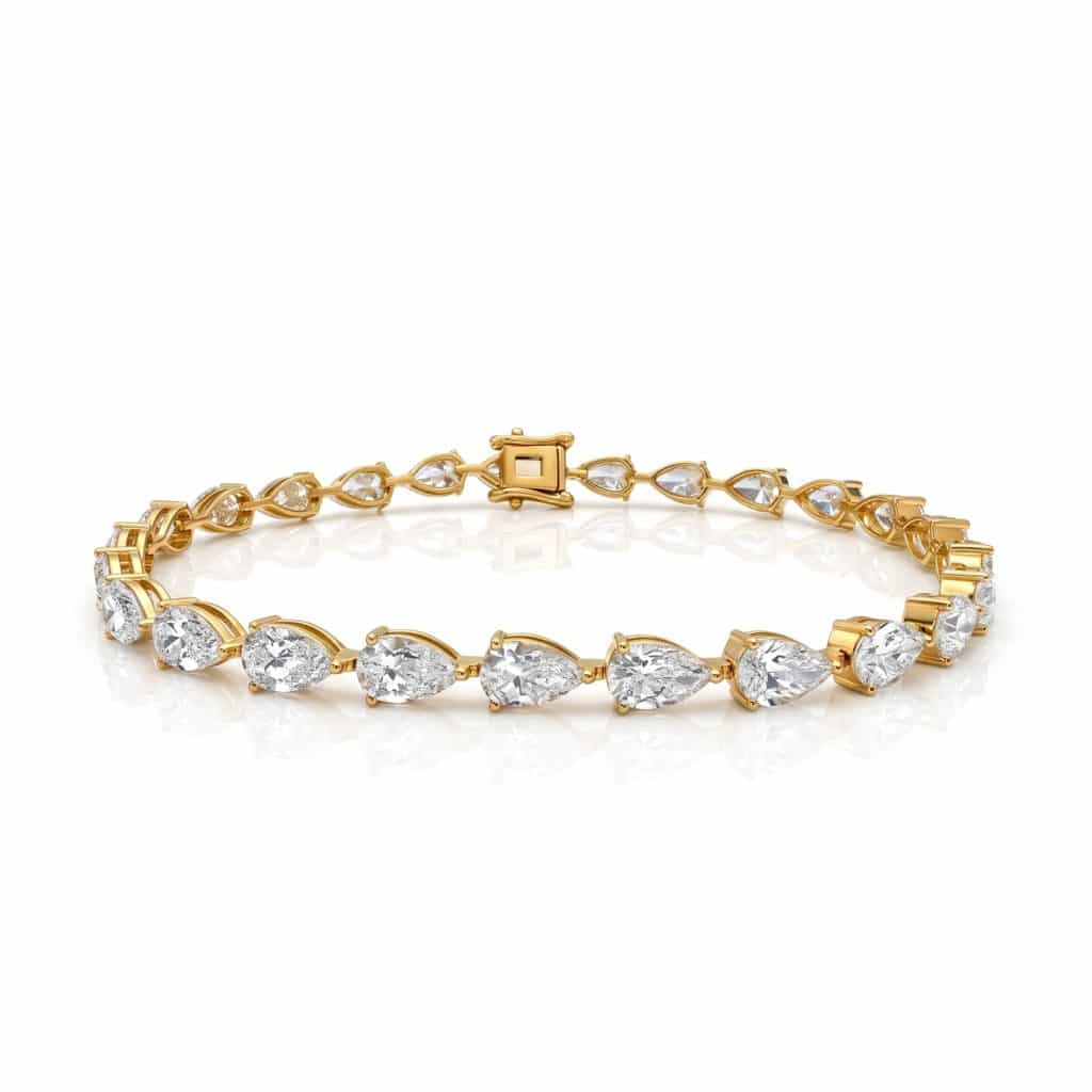 Lab diamond tennis bracelet