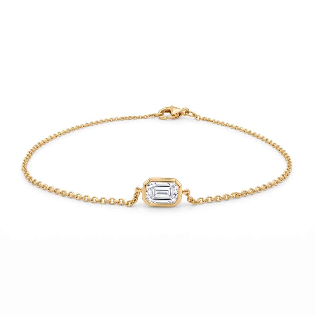 Lab diamond bracelet