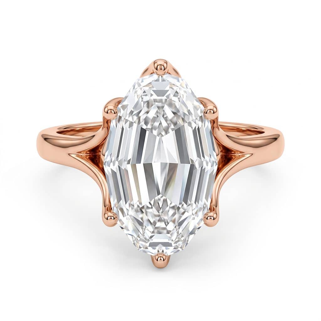 Solitaire engagement ring